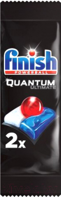 Таблетки для посудомоечных машин Finish Quantum Ultimate (2шт)