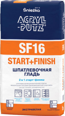 Шпатлевка Sniezka Acryl Putz Start+Finish SF16 (5кг)