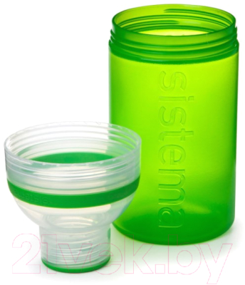 Бутылка для воды Sistema Трио / 840 (700мл, зеленый)
