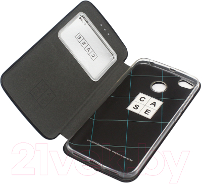 Чехол-книжка Case Round Edge для Redmi Note 5A Prime (черный)