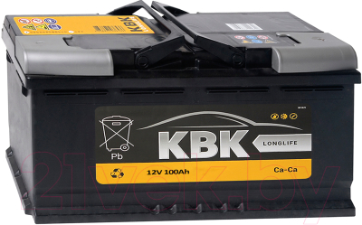 Автомобильный аккумулятор KBK 100 R / 110400