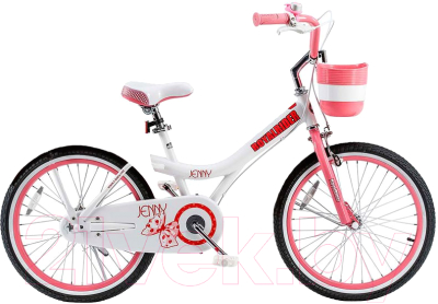 Детский велосипед Royalbaby Jenny Steel With 2018 (20, белый/розовый)