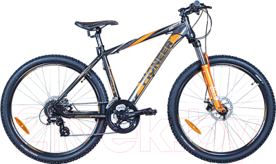 Велосипед PIONEER Challenger (18, черный/оранжевый/белый)