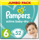 Подгузники детские Pampers Active Baby-Dry 6 Extra Large (52шт) - 