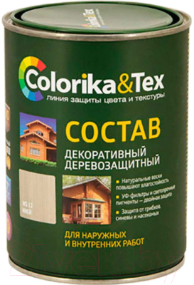 Защитно-декоративный состав Colorika & Tex 800мл (иней)