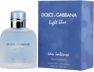 Парфюмерная вода Dolce&Gabbana Light Blue Eau Intense Pour Homme (100мл)