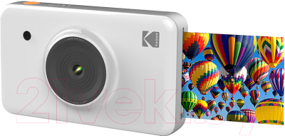 Фотоаппарат с мгновенной печатью Kodak Mini Shot (белый)