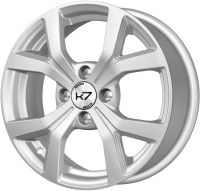 

Литой диск K7, K-147 15x6" 4x100мм DIA 60.1мм ET 40мм Серебро