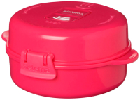 Контейнер Sistema Microwave 21117 Омлетница-яйцеварка (271мл, розовый) - 