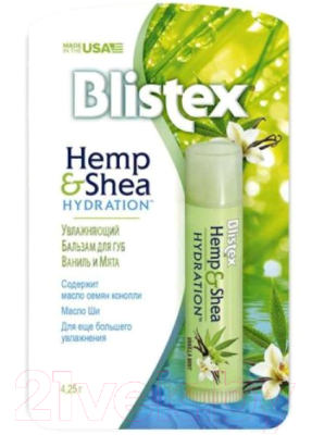

Бальзам для губ Blistex, Hemp&Shea Ваниль с мятой
