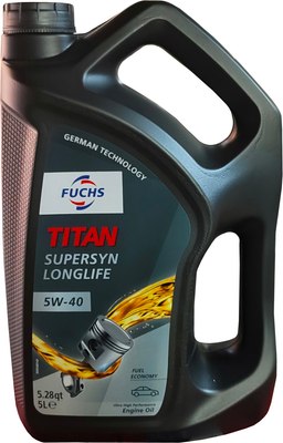 

Моторное масло, Titan Supersyn Longlife 5W40 / 601424991