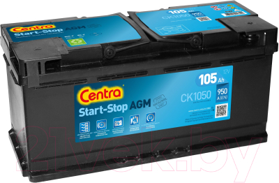 Автомобильный аккумулятор Centra AGM Start&Stop R+ / CK1050 (105 А/ч)