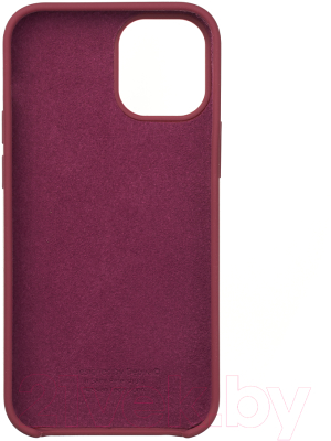 Чехол-накладка Deppa Liquid Silicone Pad для iPhone 12 Mini / 87787 (бургунди)