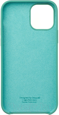 Чехол-накладка Deppa Liquid Silicone Pad для iPhone 12/12 Pro / 87720 (зеленый)