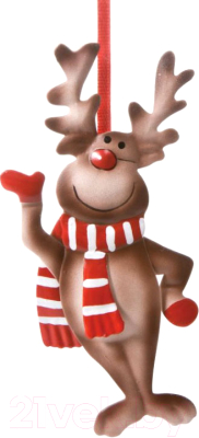 

Елочная игрушка Goebel, Коричневый, I Love Christmas Олень / 37-000-10-1