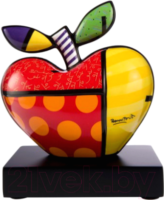 Статуэтка Goebel Pop Art Romero Britto Большое яблоко / 66-451-95-1