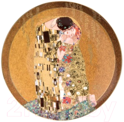 Блюдо Goebel Artis Orbis Gustav Klimt Поцелуй / 66-489-36-1
