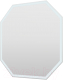 Зеркало Пекам Octagon 80x80 / octagon-80x80d (с подсветкой, с сенсором на взмах руки) - 
