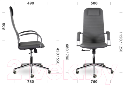 Кресло офисное UTFC Соло (S-0401/черный)
