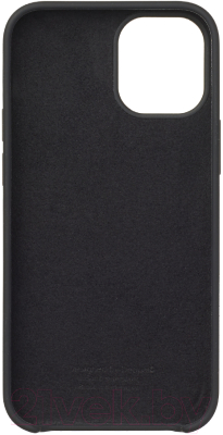 Чехол-накладка Deppa Liquid Silicone Pad для iPhone 12 Mini / 87706 (черный)