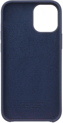 Чехол-накладка Deppa Liquid Silicone Pad для iPhone 12 Mini / 87714 (синий)