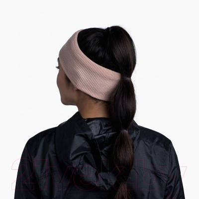 Повязка на голову Buff Crossknit Headband Solid Pale Pink (126484.508.10.00)