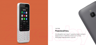 Мобильный телефон Nokia 6300 4G Dual Sim / TA-1294 (серый)