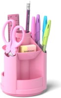 Органайзер настольный Erich Krause Mini Desk Pastel / 53231 (розовый) - 