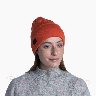 Шапка Buff Knitted Hat Niels Tangerine (126457.202.10.00)