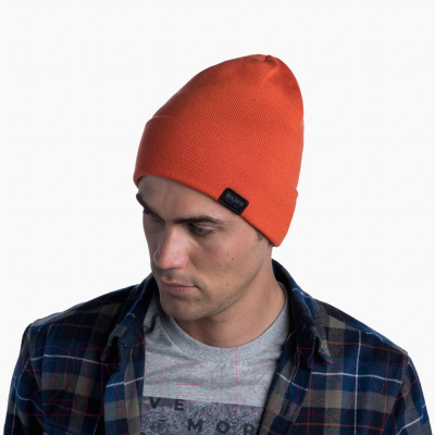 Шапка Buff Knitted Hat Niels Tangerine (126457.202.10.00)