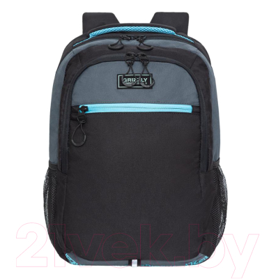 Рюкзак Grizzly RU-132-4 (черный/синий)