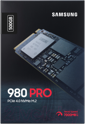 SSD диск Samsung 980 Pro 500GB (MZ-V8P500BW)