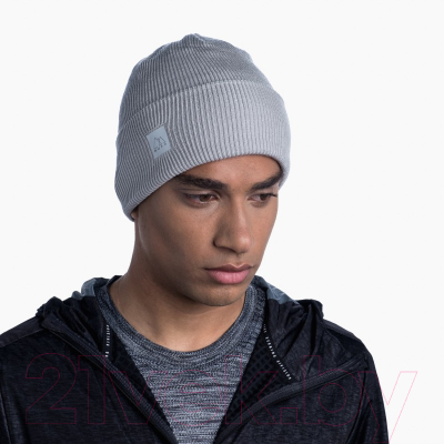 Шапка Buff Crossknit Hat Sold Lihgt Grey (126483.933.10.00)