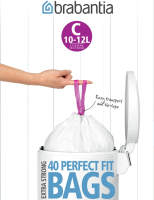 

Пакеты для мусора Brabantia, PerfectFit C 10-12л / 361982
