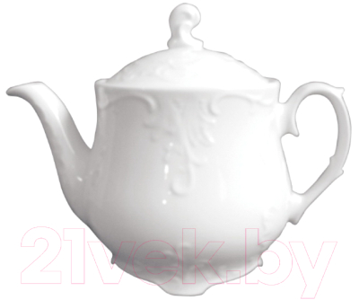 Заварочный чайник Cmielow i Chodziez Rococo / 0002-0035662 (белый)