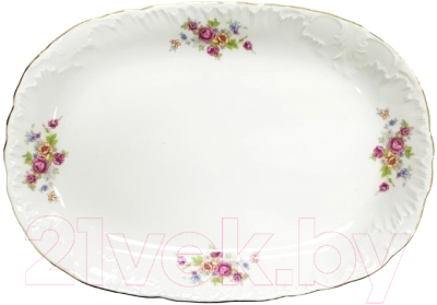 Блюдо Cmielow i Chodziez Rococo / 7490-0032500 (бабушкин цветок)