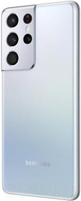 Смартфон Samsung Galaxy S21 Ultra 128GB / SM-G998BZSDSER (серебряный фантом)