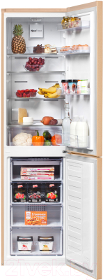 Холодильник с морозильником Beko RCNK335K20SB 