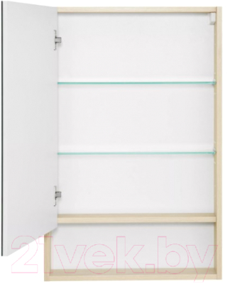 Шкаф с зеркалом для ванной Акватон Сканди 55 (1A252102SDB20)