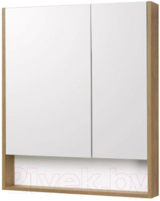 Шкаф с зеркалом для ванной Акватон Сканди 70 (1A252202SDZ90)