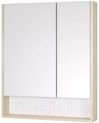 Шкаф с зеркалом для ванной Акватон Сканди 70 (1A252202SDB20)