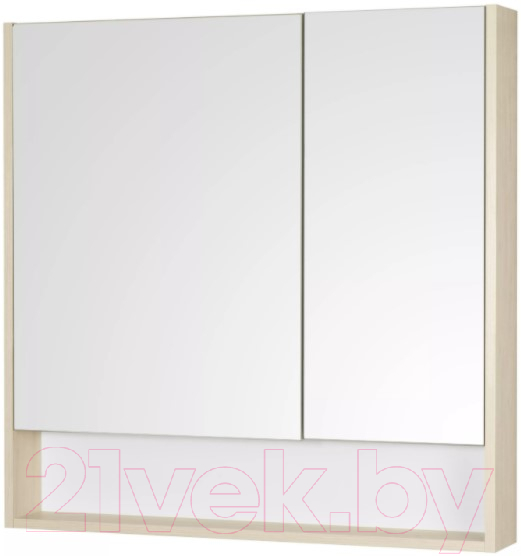 Шкаф с зеркалом для ванной Акватон Сканди 90 (1A252302SDB20)