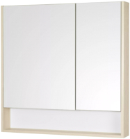 Шкаф с зеркалом для ванной Акватон Сканди 90 (1A252302SDB20) - 