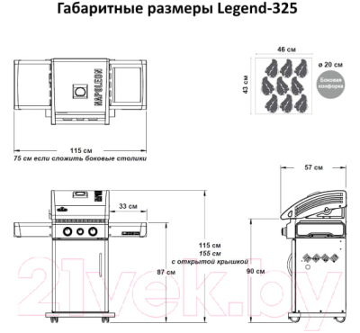 Газовый гриль Napoleon Legend-325