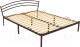 Двуспальная кровать Князев Мебель Марго МО.160.200.М (медный антик) - 