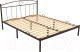 Двуспальная кровать Князев Мебель Люмия ЛЯ.160.190.М (медный антик) - 