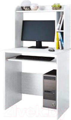 Компьютерный стол Тэкс Грета-1 (белый)