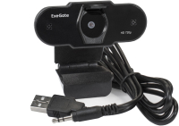 Веб-камера ExeGate BlackView C525 HD (Black) - 