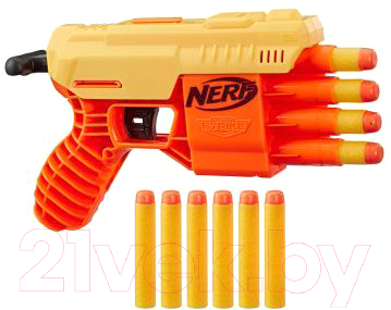 Бластер игрушечный Hasbro Nerf Альфа Страйк Фанг QS 4 / E6973