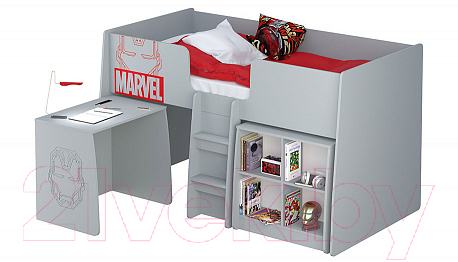 Письменный стол Polini Kids Marvel 4105 Железный человек